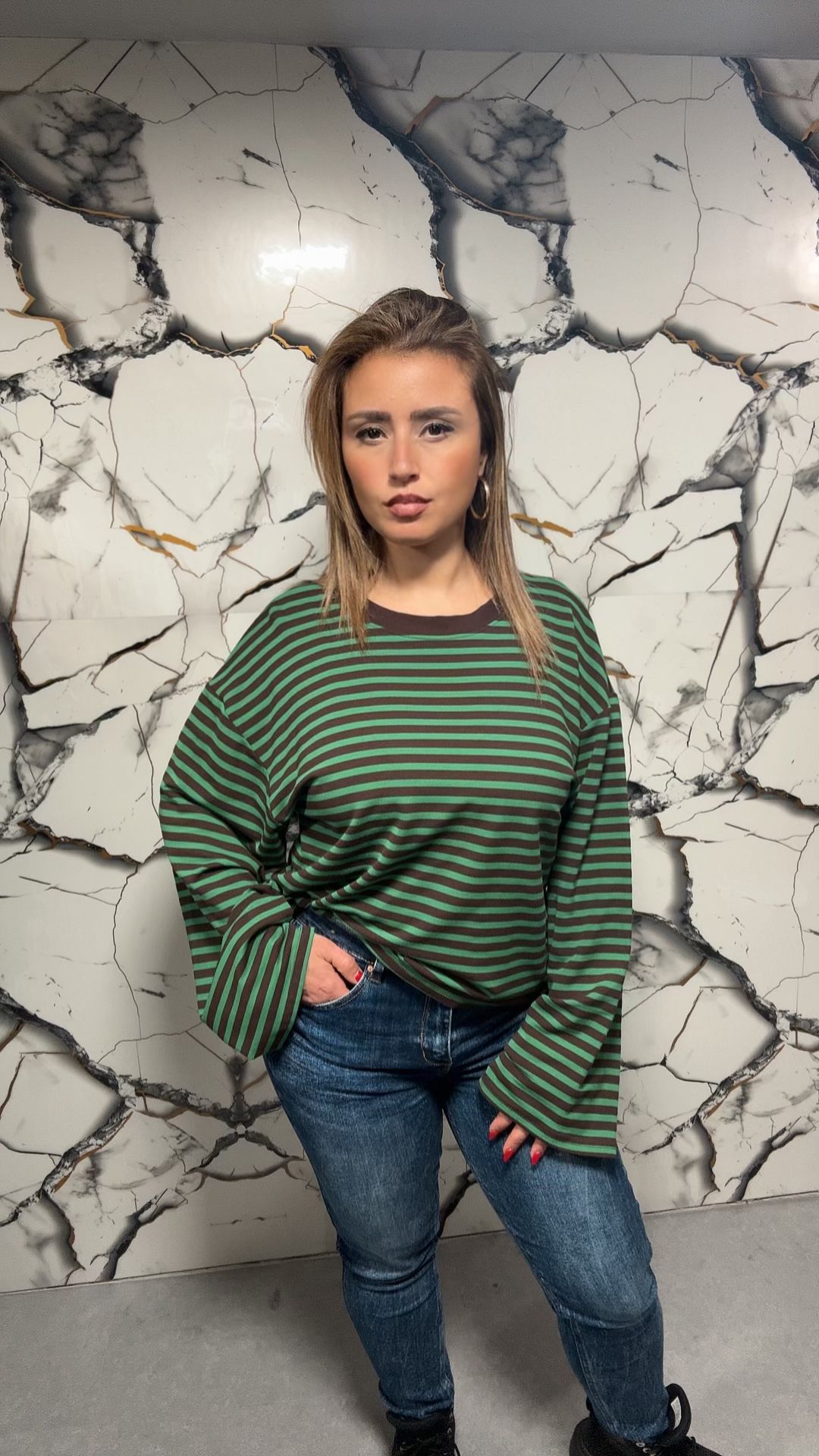 Maglia "Striped Forest"