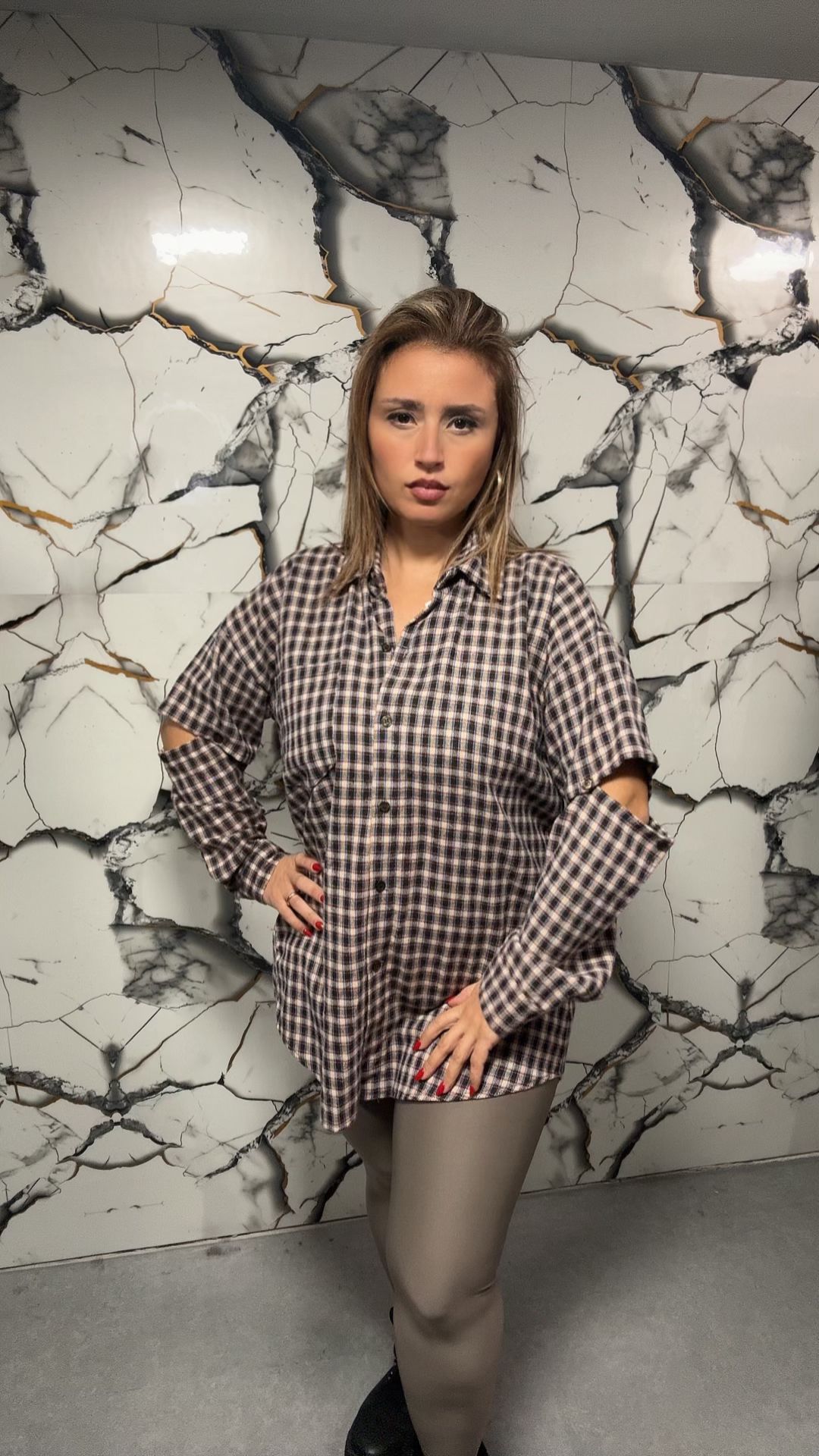 Dusk Grid Overshirt
