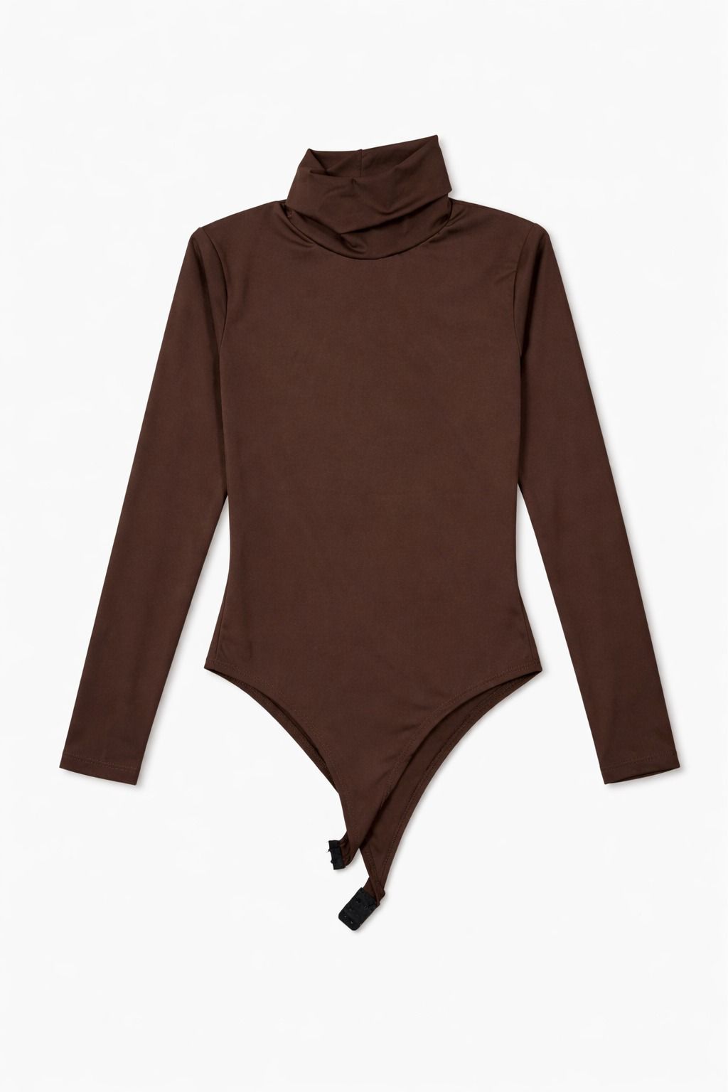 Body donna  con collo alto e maniche lunghe