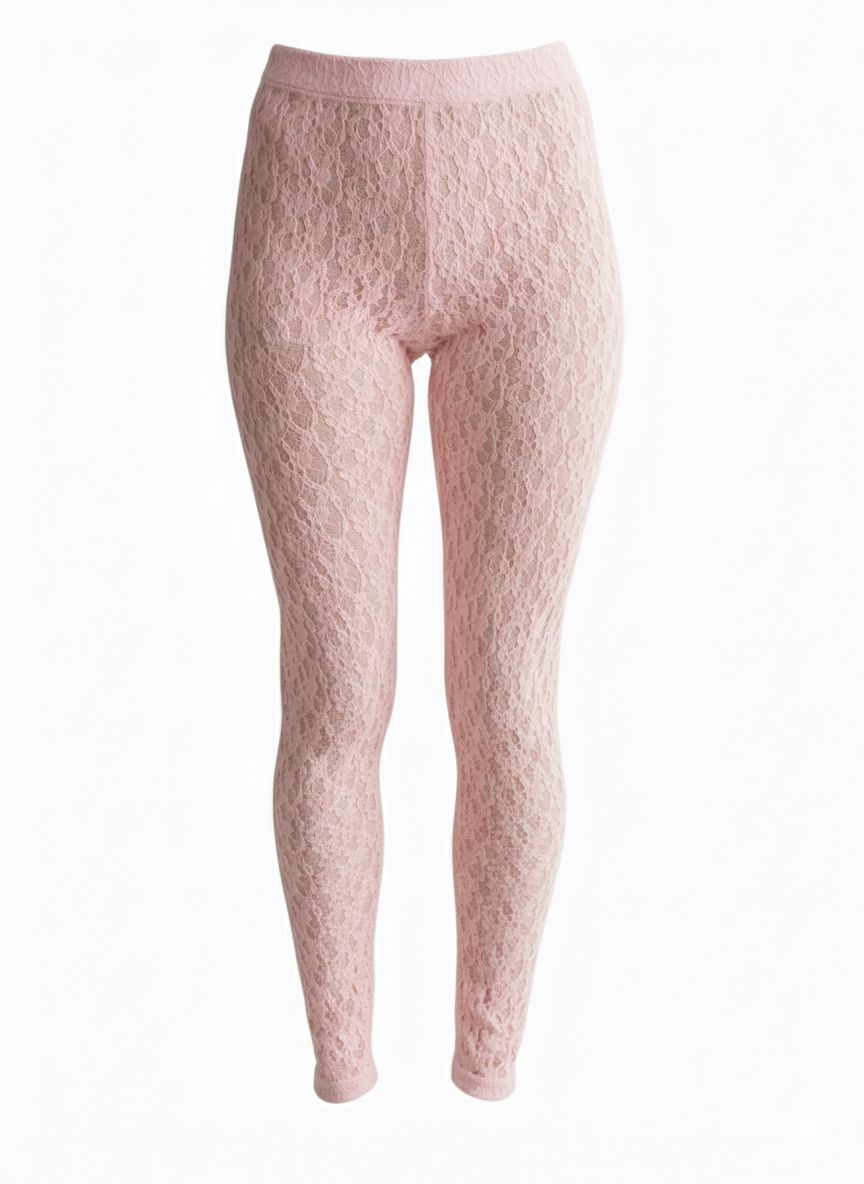 Leggings in Pizzo Floreale  – Stile Romantico e Coquette