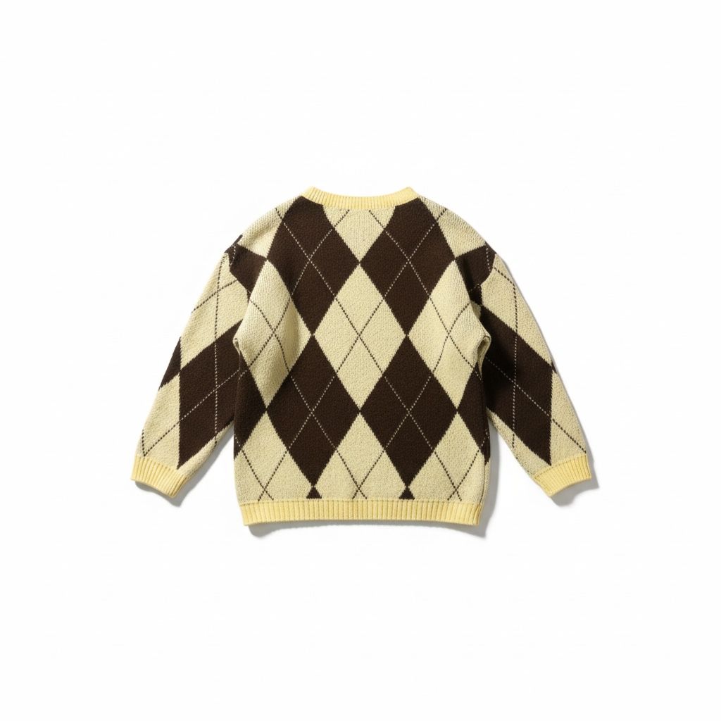 Maglione donna a rombi stile argyle